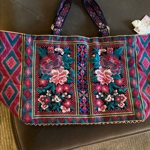 Embroidary Johnny Was purse